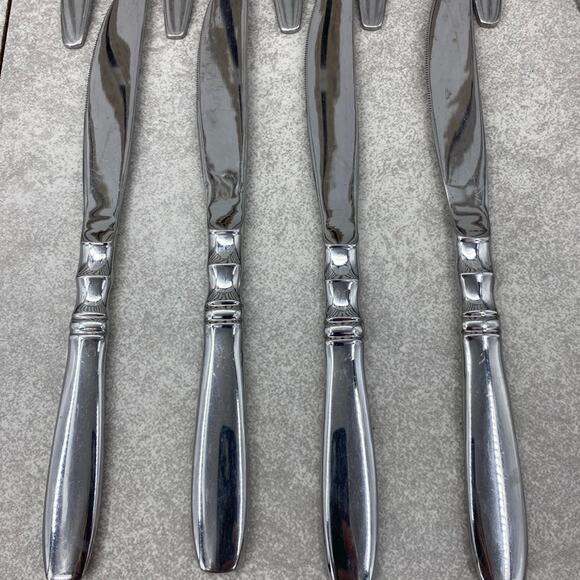 Reed Barton Brompton Stainless Heritage Mint Ltd Silverware Flatware Lot of 10 - Picture 2 of 7